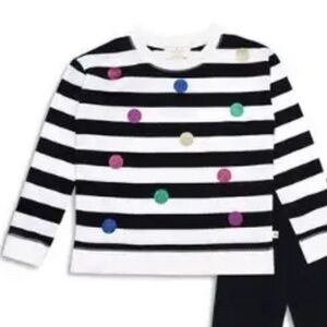 Kate Spade Toddler Sweater Stripe and polka Dot -24 months
